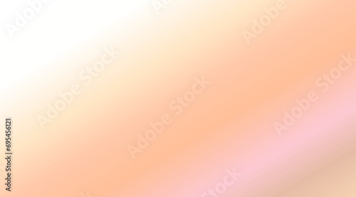 Light gradient backdrop, trendy peach fuzz colour. Common design. Vector background