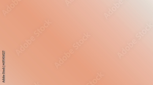 Light gradient backdrop, trendy peach fuzz colour. Common design. Vector background