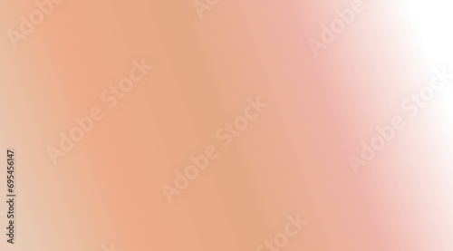 Light gradient backdrop, trendy peach fuzz colour. Common design. Vector background