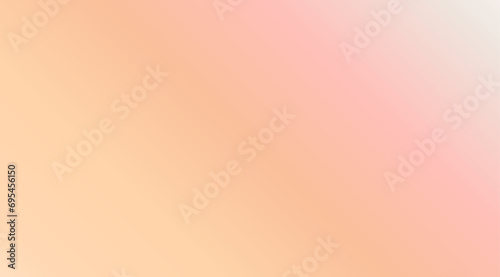 Light gradient backdrop, trendy peach fuzz colour. Common design. Vector background