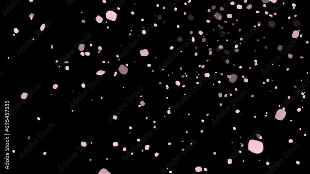 桜の花びらが舞い散る背景動画
桜の花びらが舞い散る背景動画