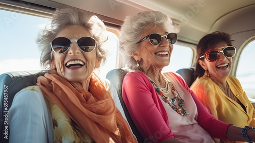 Older women traveling together