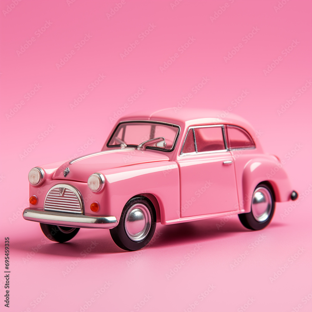Car model isolated background,created with Generative AI tecnology.