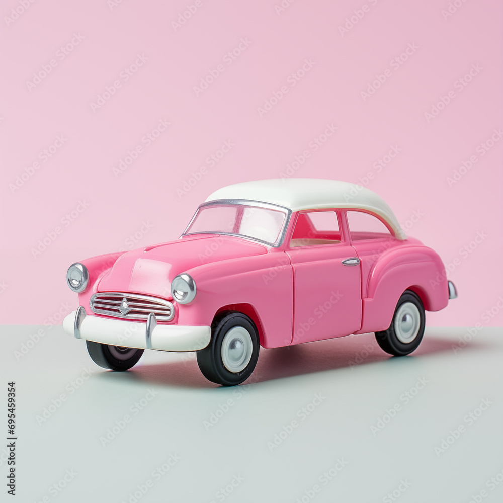 Car model isolated background,created with Generative AI tecnology.