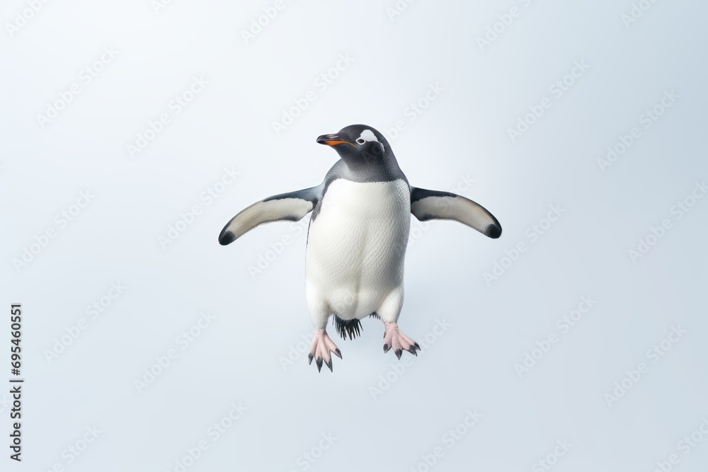 Fototapeta premium Penguin on a white background