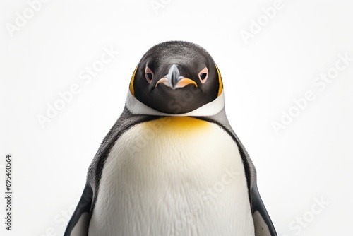 Penguin on a white background