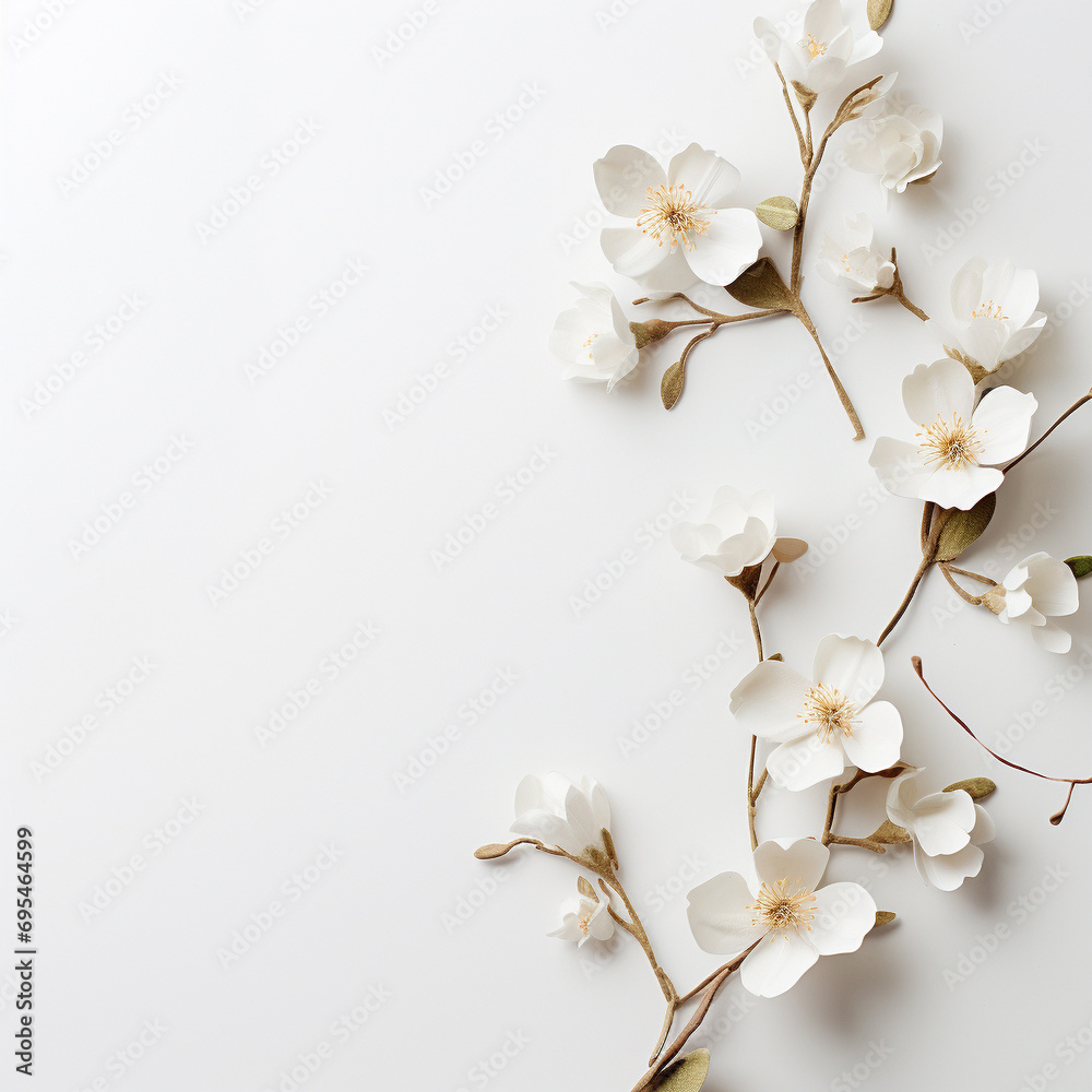 Fototapeta premium white cherry blossom