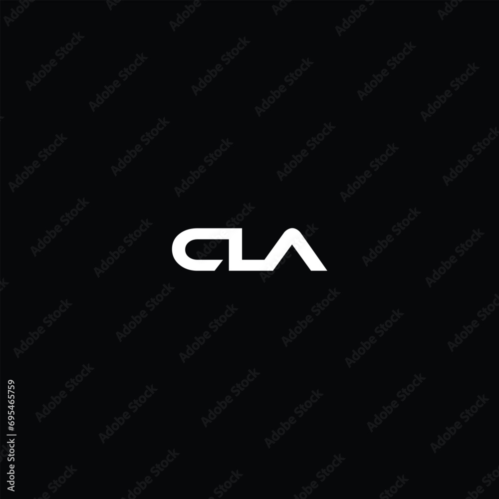 Initial Letter CLA Flame Logo Design Template Initial Letter CLA Flame Logo Design Template