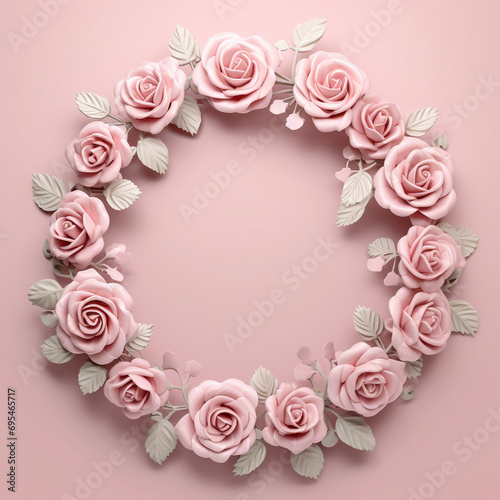 pink roses frame © Wendelin