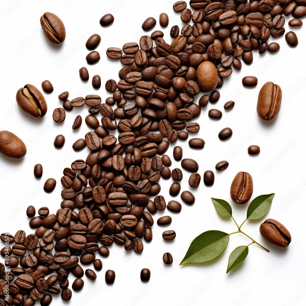 Naklejka premium coffee beans