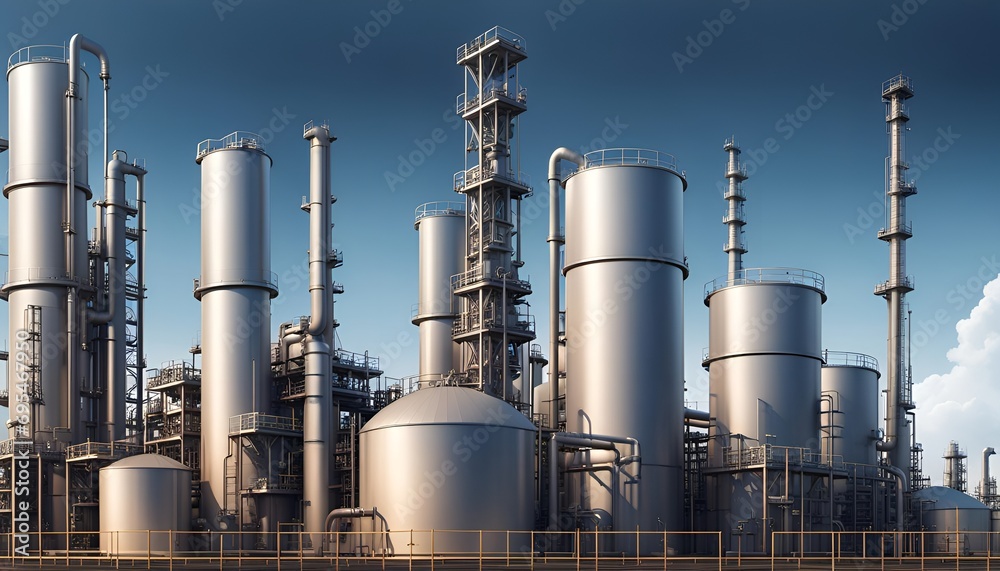 oil refinery plant