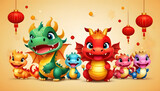 2024 Chinese new year, year of the dragon