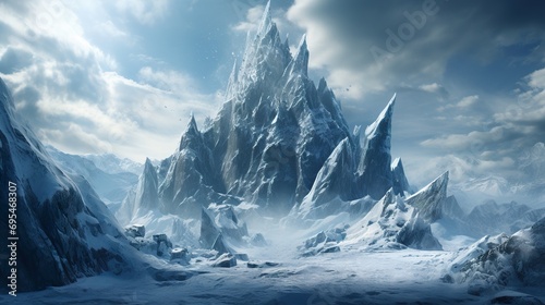 iceberg in the mountains © Ahmad