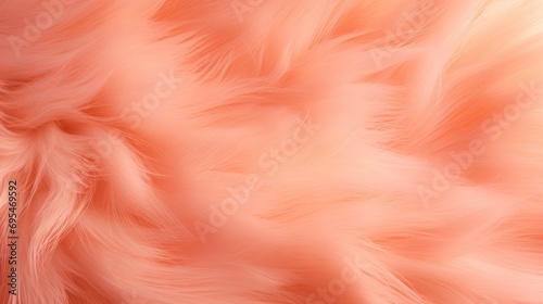 Beautiful Peach Fuzz color background fashion style photo