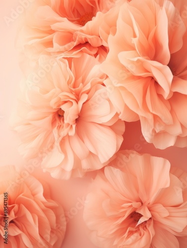 Peach Fuzz Pantone's 2024 Color of the Year beautiful background © shooreeq