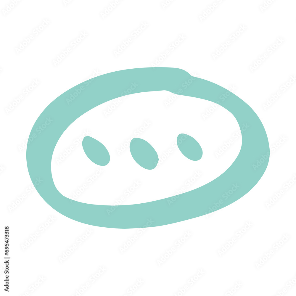 Fototapeta premium cute bubble speech element