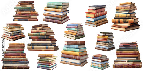 Book Stack PNG