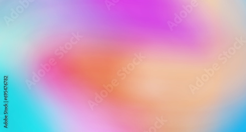 Defocused Abstract pink purple orange yellow and blue Gradient Pattern Background shotten from cloth photo