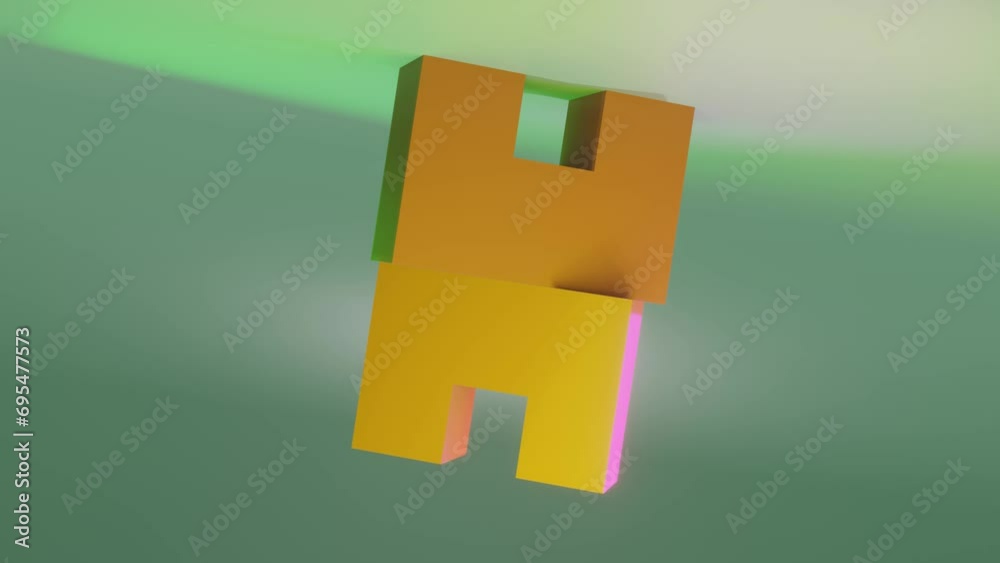 Satisfying animation with Colorful Blocks Stock Video | Adobe Stock