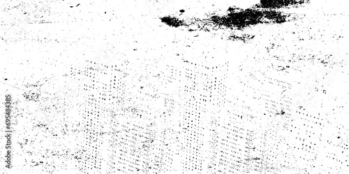Distress overlay textured city view. Grunge design elements. Dark noise granules. Vector illustration
