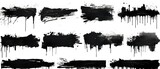 black ink strokes, high resolution textures for creative design projects