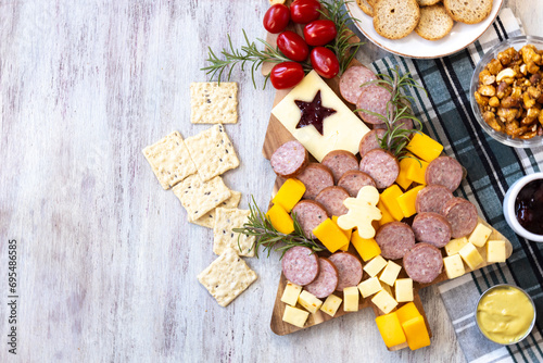 Christmas Charcuterie Board Holiday Food For Party With Room For Text