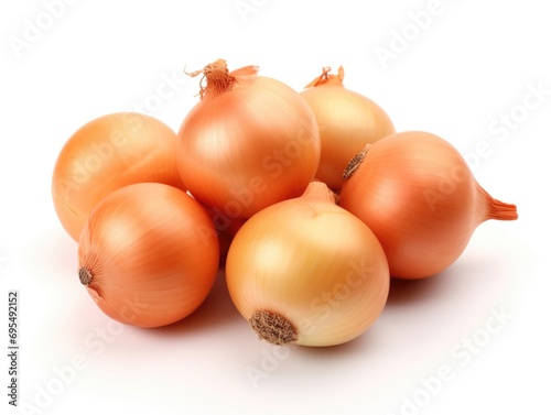 A pile of onions sitting on top of each other.