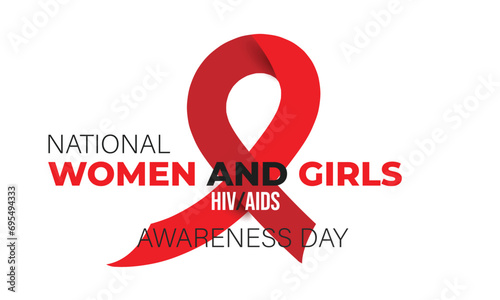 Free Download National Women and Girls HIV AIDS Awareness Day. background, banner, card, poster, template. Vector illustration. - GFXLoad