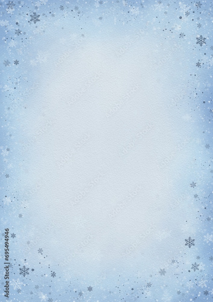 Printable Watercolor Christmas paper background A4
