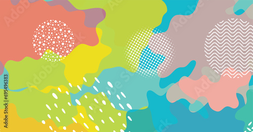 Abstract creative background with geometric shape and color