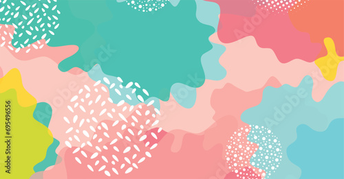 Abstract creative background with geometric shape and color