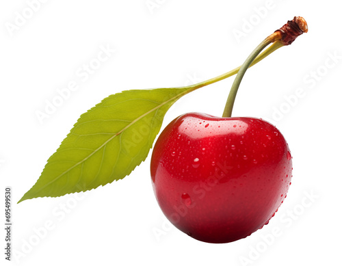 A close up of a cherry photo