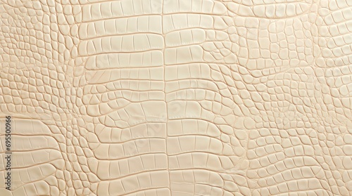 Cream crocodile leather texture.