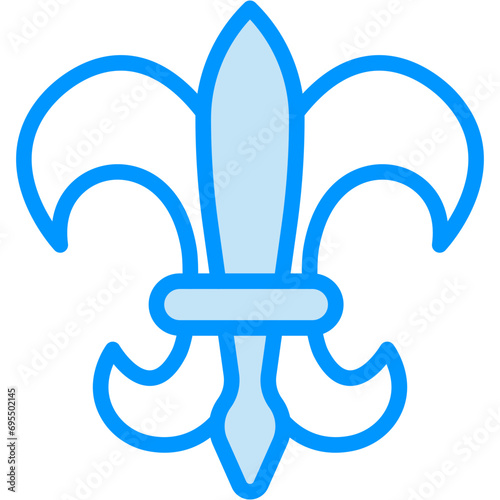 fleur de lis vector design .svg
