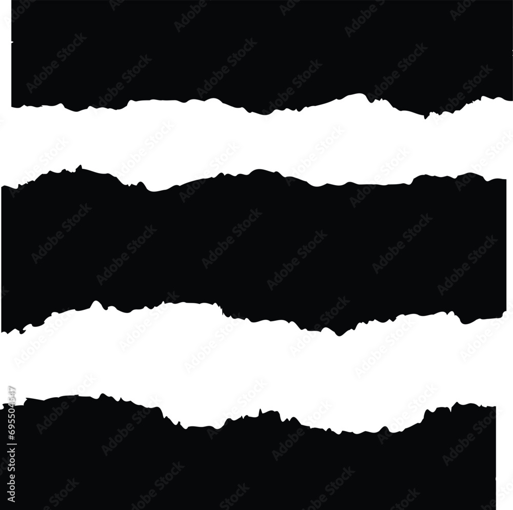set of paper banners set of paper banners