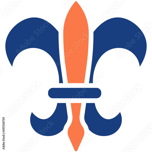 fleur de lis vector design .svg