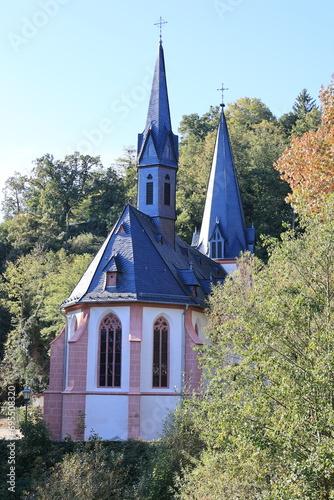 Blick auf die Liebfrauenkirche im Zentrum der Stadt Hadamar in Hessen photo