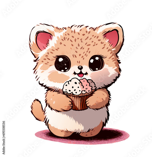 cat and cake