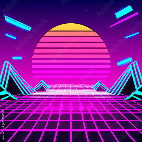  abstract gamer grid