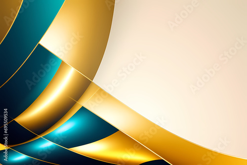 Vector abstract gold background with liquid and shapes on fluid gradient with gradient and light effects. Shiny color effects.