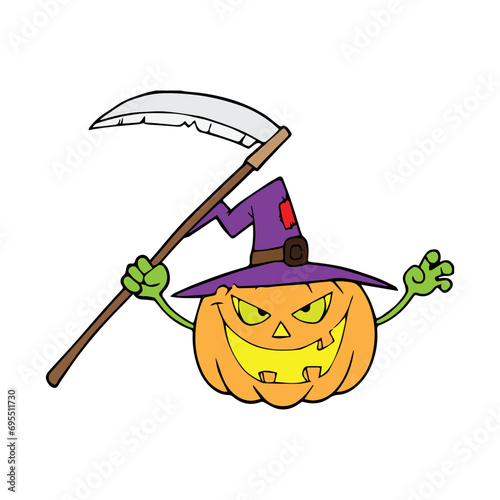 Halloween Vector Pumpkin Illustration