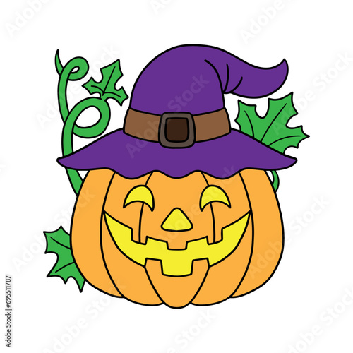 Halloween Vector Pumpkin Illustration