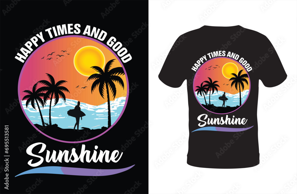hello! summer t-shirt design Summer t-shirt design bundle, summer beach vacation And summer surfing t-shirt design