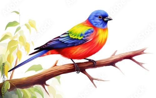 Rainbow Beauty Plumes On Transparent Background