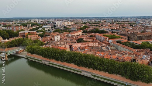 drone photo Toulouse france europe