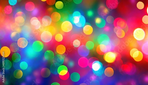abstract pink yellow blue green and red lights background