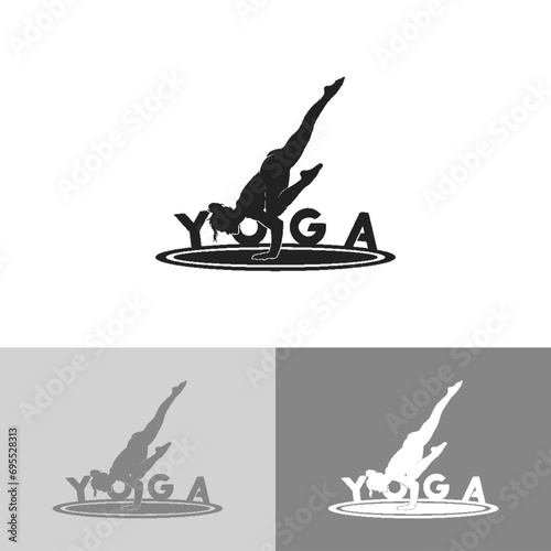 set of vector yoga