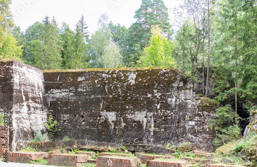 Wolf's Lair, Wolf's Fort - Adolf Hitler's command headquarters on the Eastern Front during world war II. East Prussia, Poland. German nazi fortification. photo