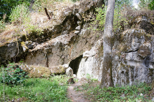 Wolf's Lair, Wolf's Fort - Adolf Hitler's command headquarters on the Eastern Front during world war II. East Prussia, Poland. German nazi fortification. photo