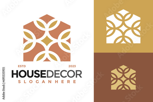 House Decor Logo design vector symbol icon illustration